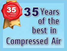 35 years of the best compressed air